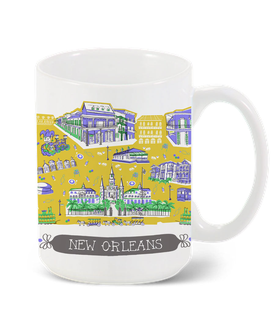 New Orleans Mug-Custom City Mug
