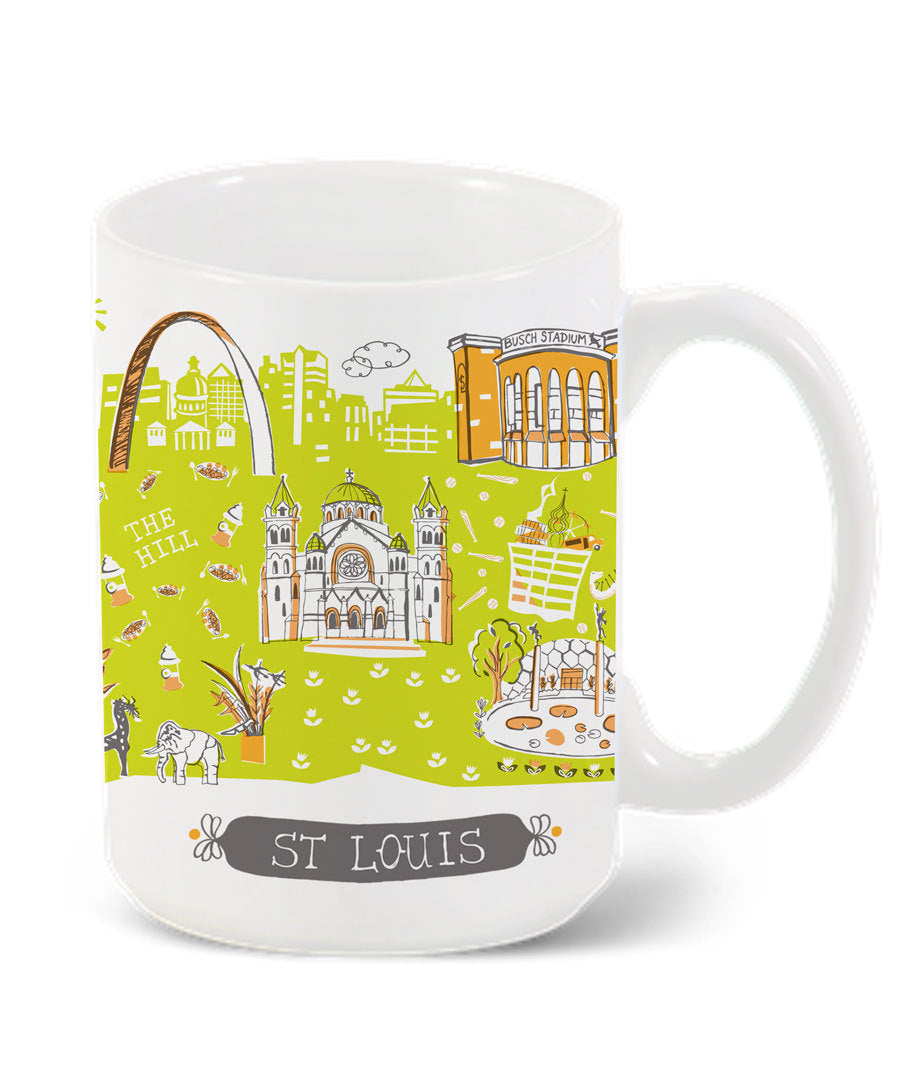 St Louis MO Mug-Custom City Mug