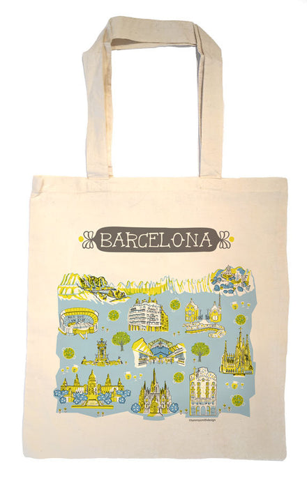 Barcelona Tote Bag-Wedding Welcome Tote