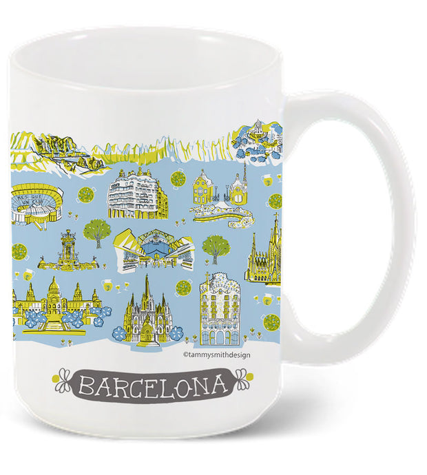 Barcelona Mug-Custom City Mug