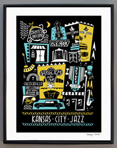 Kansas City Jazz Club 18th and Vine Art Print