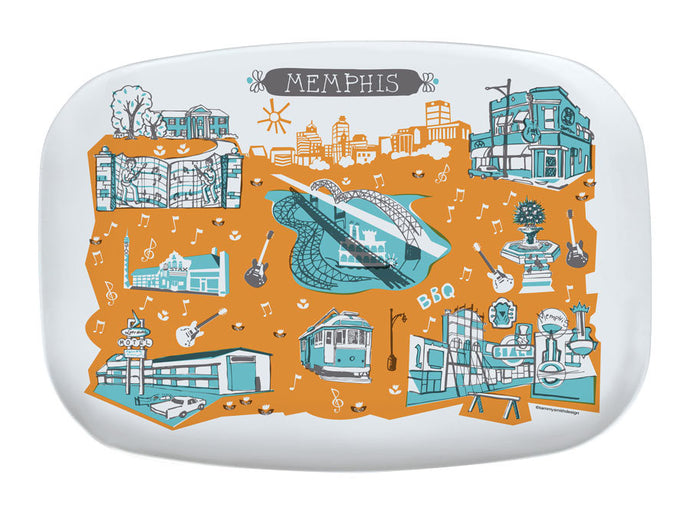Memphis Platter-Custom City Platter