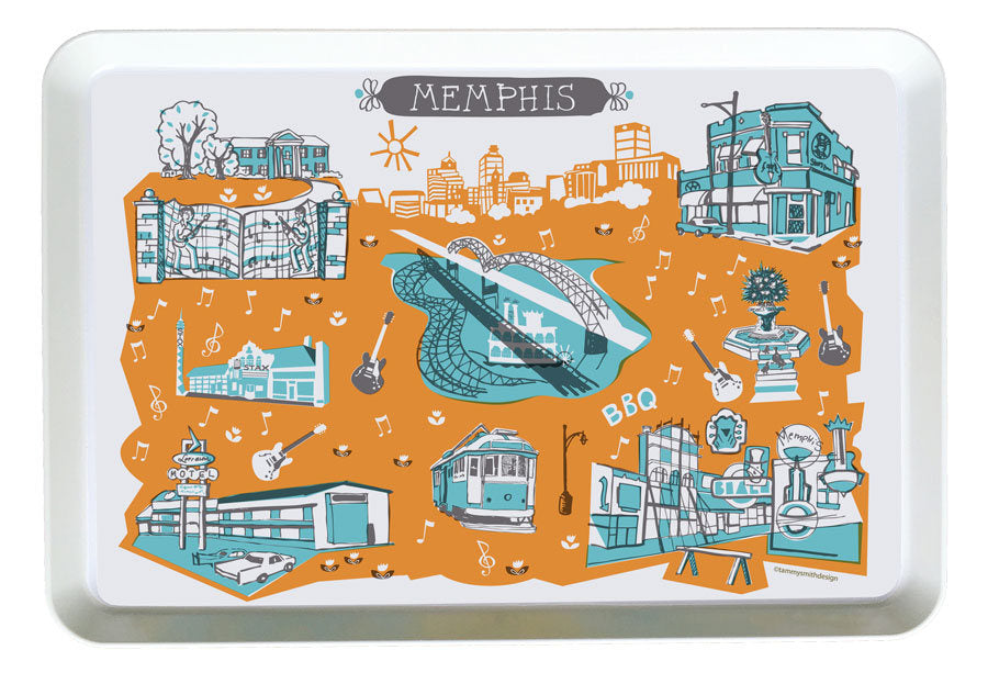 Memphis TN Tray- Custom City Tray