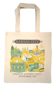 Kansas City Tote Bag-Wedding Welcome Tote