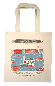 Lawrence Tote Bag-Wedding Welcome Tote