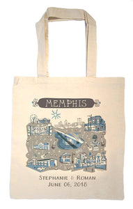 Memphis Tote Bag-Wedding Welcome Tote