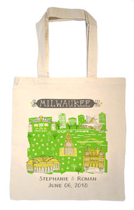 Milwaukee Tote Bag-Wedding Welcome Tote