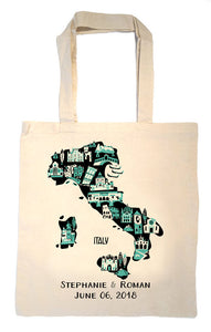 Italy Tote Bag-Wedding Welcome Tote
