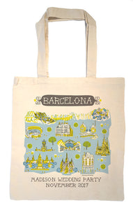 Barcelona Tote Bag-Wedding Welcome Tote
