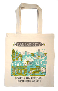 Kansas City Tote Bag-Wedding Welcome Tote