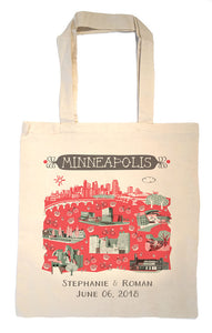 Minneapolis Tote Bag-Wedding Welcome Tote