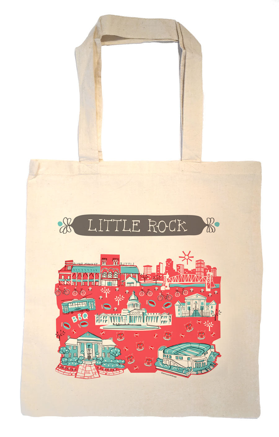 Little Rock Tote Bag-Wedding Welcome Tote