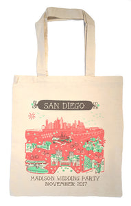 San Diego Tote Bag-Wedding Welcome Tote