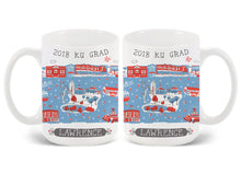 Lawrence Mug-Custom City Mug-KU Mug-Grad Gift