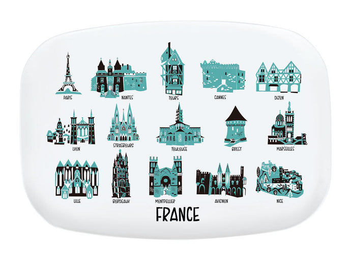 France Landmark Melamine Platter