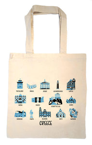 Greece Tote Bag-Wedding Welcome Tote