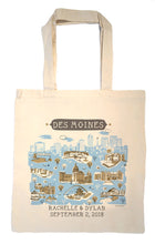 Des Moines Tote Bag-Wedding Welcome Tote