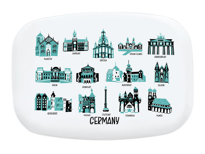 Germany Landmark Melamine Platter