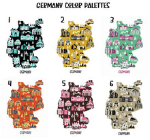 Landmark Map Print-Germany