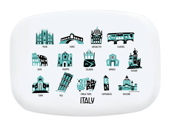 Italy Landmark Melamine Platter