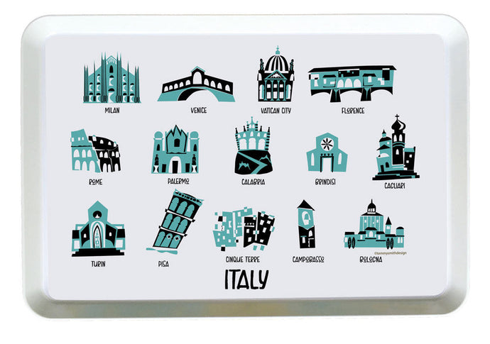 Italy Tray-Custom Melamine Country Tray
