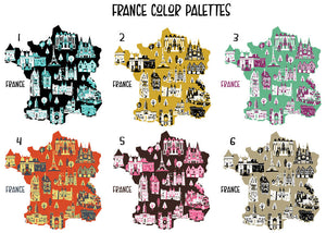 France Tray-Custom City Tray