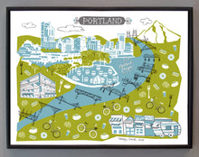 Portland OR Wall Art-Custom City Print