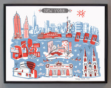 New York City Wall Art-Custom City Print