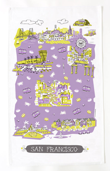 San Francisco Tea Towel