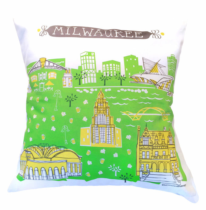 Milwaukee Pillow Cover-16x16