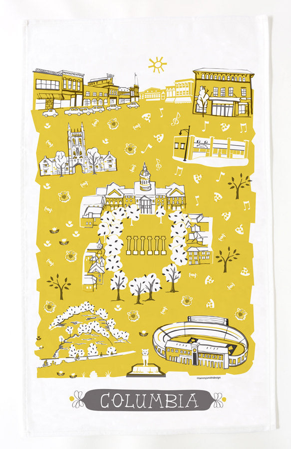 Columbia Mo Tea Towel