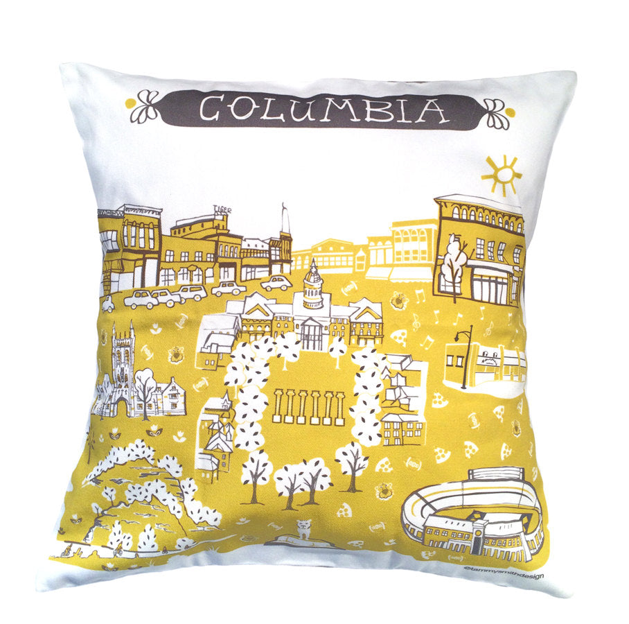 Columbia MO Pillow Cover-16 x 16