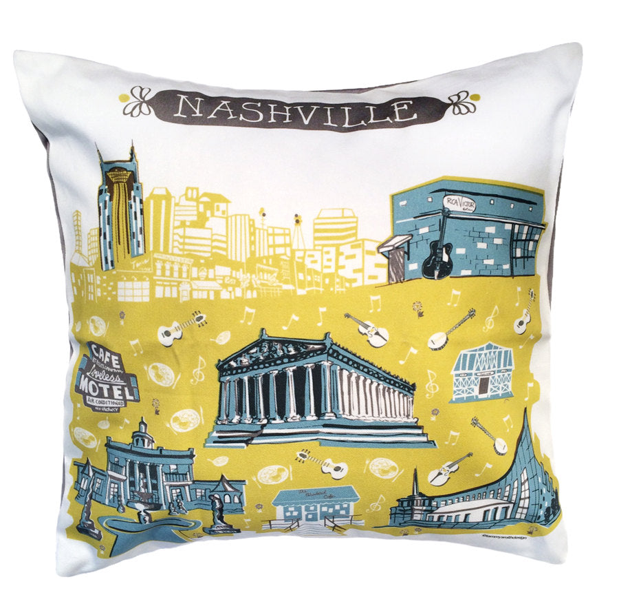 Nashville Pillow Cover-16 x 16