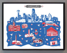 Dallas Wall Art-Custom City Print