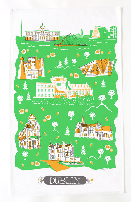 Dublin Tea Towel