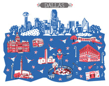Dallas Tea Towel