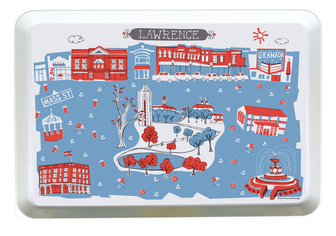 Lawrence KS Tray-Custom City Tray