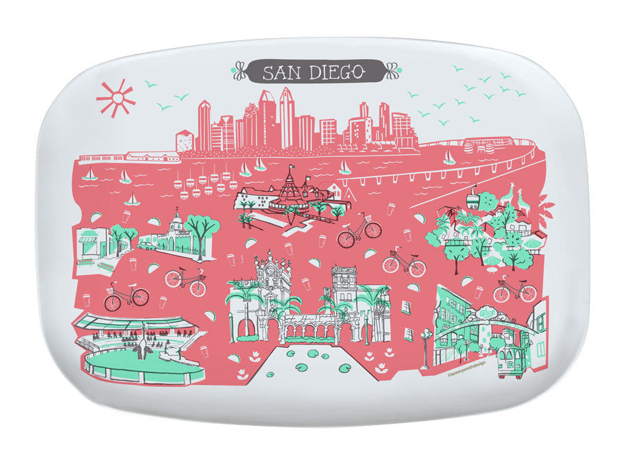 San Diego Platter- Custom City Platter
